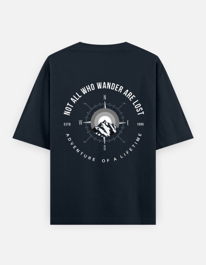 "WANDER LOST" Unisex Oversized Classic T-Shirt