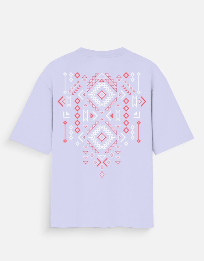 Unisex "MANDALA ART RED" Oversized Standard T-Shirt