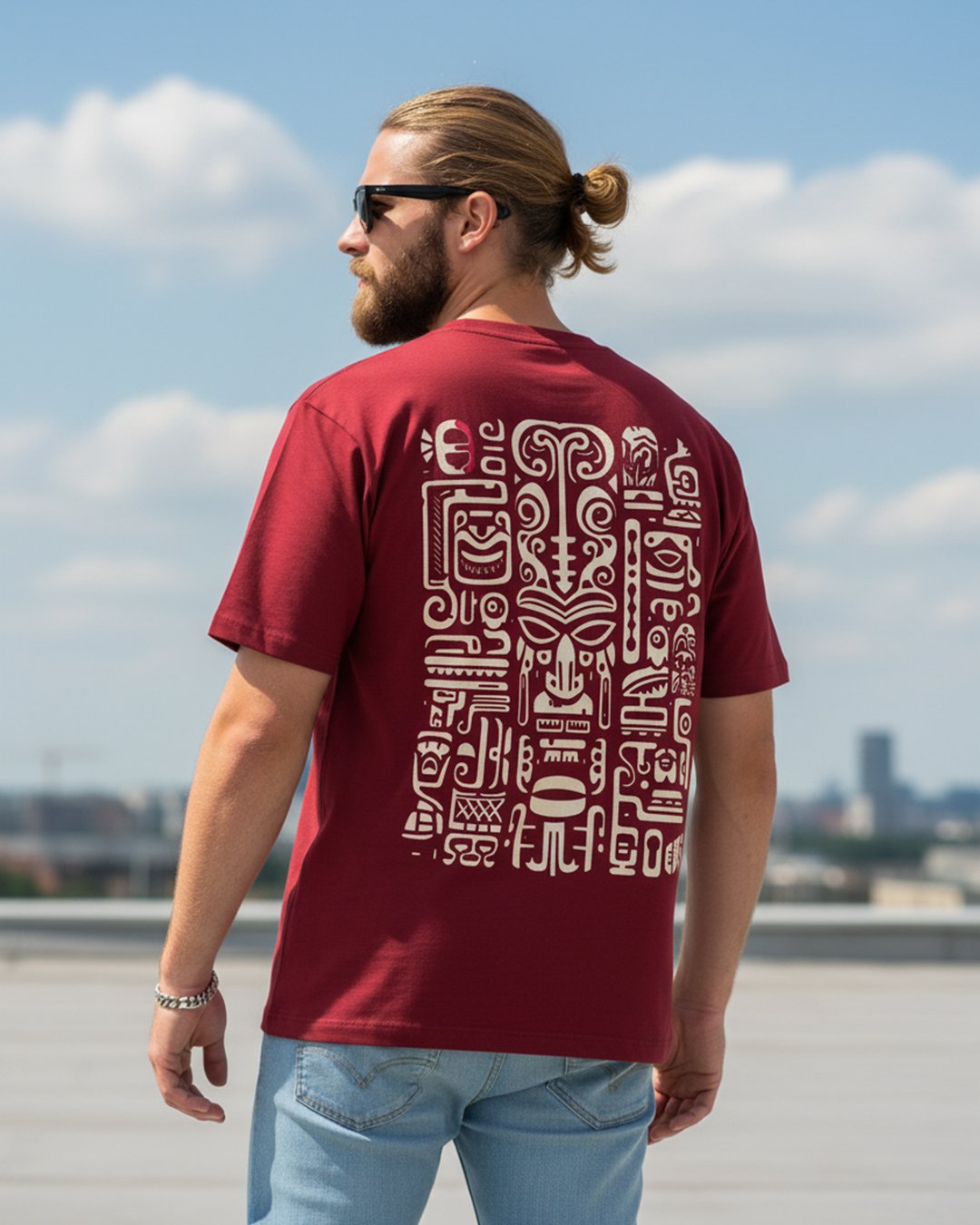 "ANCIENT TRIBAL" Unisex Oversized Classic T-Shirt