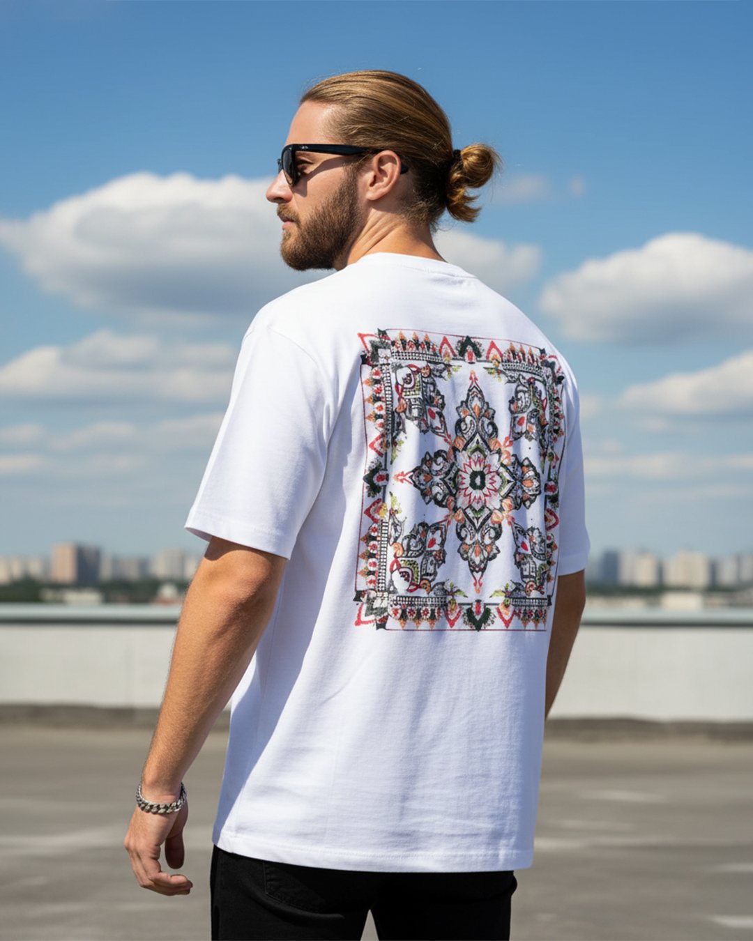 Unisex "BANDANA PATTERN" Oversized Classic T-Shirt