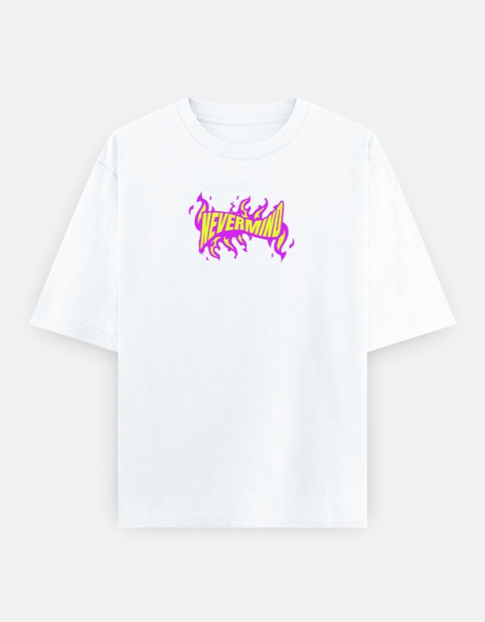 "NEVERMIND" Unisex  Oversized Classic T-Shirt