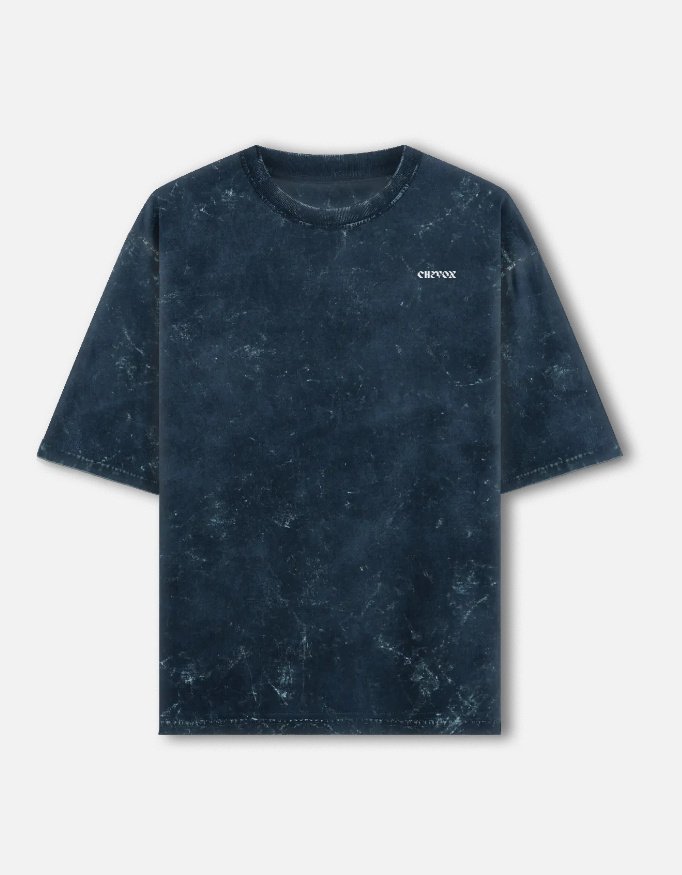 Unisex "PLAIN" Acid Washed Oversized Tee