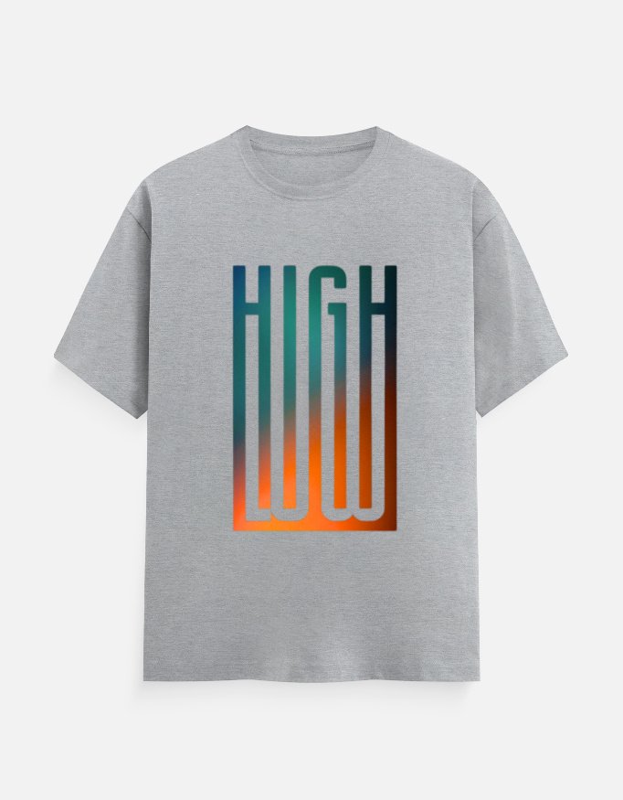 " HighLow" Unisex Classic Crew T-Shirt