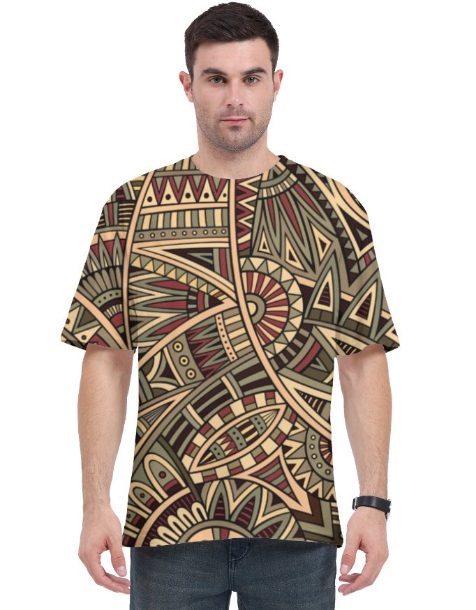 Unisex Tribals AOP Oversized Tee