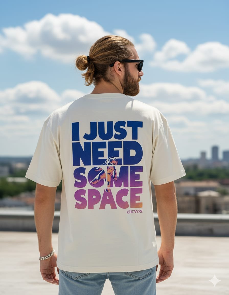 "NEED SOME SPACE" Unisex Oversized Classic T-Shirt